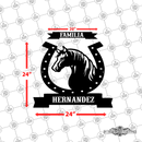 20 - Personalized Rancho Horse Wall Decor