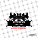 23 - Personalized Horses Wall Décor