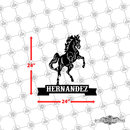 22 - Personalized Horse Wall Décor