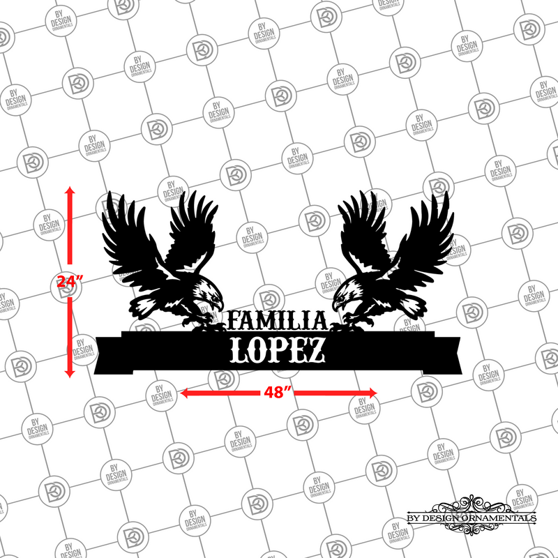Personalized Double Eagle Wall Décor