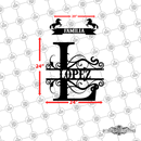 10 - Personalized Single Split Letter Wall Décor