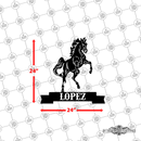 22 - Personalized Horse Wall Décor