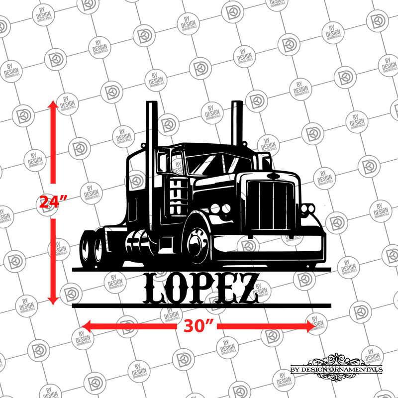 Personalized Truck Wall Décor