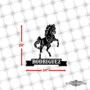 22 - Personalized Horse Wall Décor