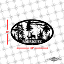 Personalized Deer Forest Wall Décor