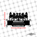 23 - Personalized Horses Wall Décor