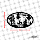 Personalized Deer Forest Wall Décor