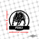 Personalized Bull Wall Décor