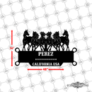 23 - Personalized Horses Wall Décor