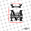 10 - Personalized Single Split Letter Wall Décor