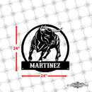 Personalized Bull Wall Décor