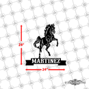 22 - Personalized Horse Wall Décor