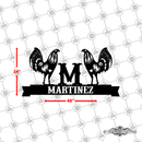 31 - Personalized Double Rooster Wall Décor