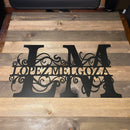 11 - Personalized Double Split Letter Wall Décor