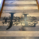 11 - Personalized Double Split Letter Wall Décor