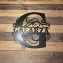 10 - Personalized Single Split Letter Wall Décor