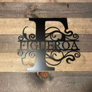 10 - Personalized Single Split Letter Wall Décor