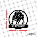 Personalized Bull Wall Décor