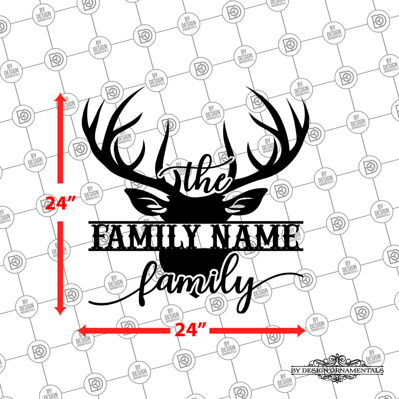 Personalized Deer Wall Décor