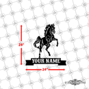 22 - Personalized Horse Wall Décor