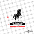 22 - Personalized Horse Wall Décor