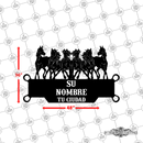 23 - Personalized Horses Wall Décor