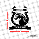 20 - Personalized Rancho Horse Wall Decor