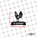 30 - Personalized Rooster Wall Décor