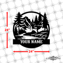 Personalized Rooster and Forest Hills Wall Décor