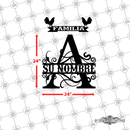 10 - Personalized Single Split Letter Wall Décor